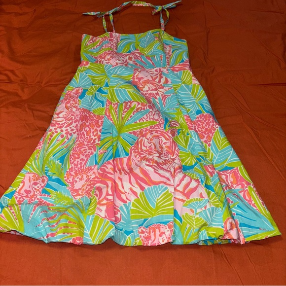 Lilly Pulitzer Other - NWOT Lily Pulitzer Tie Shoulder Sundress Multicolored Print Girls Size 12